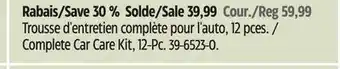 Canadian Tire Simoniz Complete Car Care Kit, 12-Pc offer