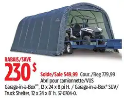 Canadian Tire Garage-in-a-Box SUV/ Truck Shelter offer