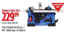 Canadian Tire 81⁄4˝ Table Saw offer