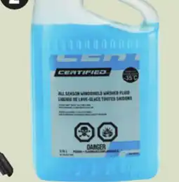 Canadian Tire Certified All-Season Windshield Washer Fluid offer