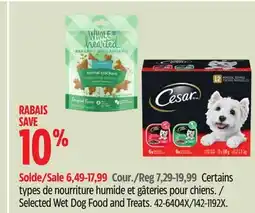 Canadian Tire Cesar Selected Wet Dog Food and Treats offer