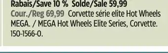 Canadian Tire MEGA Hot Wheels Elite Series, Corvette offer