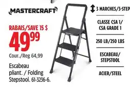 Canadian Tire Mastercraft Folding Stepstool offer