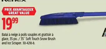Canadian Tire Reflex 35˝ Soft Touch Snow Brush and Ice Scraper offer
