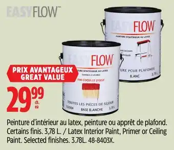 Canadian Tire Latex Interior Paint, Primer or Ceiling Paint offer