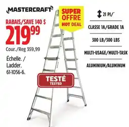 Canadian Tire Mastercraft Ladder offer