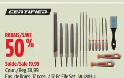 Canadian Tire 17-Pc File Set offer