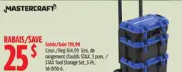 Canadian Tire Mastercraft STAX Tool Storage Set offer