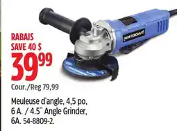 Canadian Tire Mastercraft 4.5˝ Angle Grinder offer
