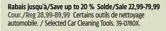 Canadian Tire Chemical Guys Selected Car Cleaning Tools offer