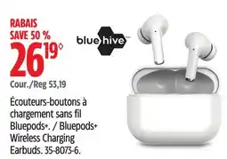 Canadian Tire Bluepods+ Wireless Charging Earbuds offer