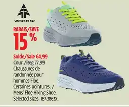 Canadian Tire Woods Mens' Floe Hiking Shoe offer