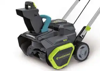 Canadian Tire Yardworks 48V Single-Stage Snowblower, 20˝ with 6Ah Battery and Charger offer