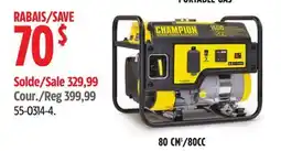 Canadian Tire Champion Watt Portable Gas Generator offer