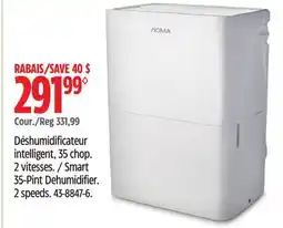 Canadian Tire NOMA Smart 35-Pint Dehumidifier offer
