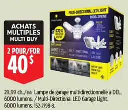 Canadian Tire Bright Living Multi-Directional LED Garage Light offer