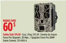 Canadian Tire Spypoint Force Pro 30MP Game Camera offer