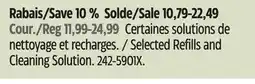 Canadian Tire Swiffer Selected Refills and Cleaning Solution offer