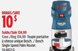 Canadian Tire Bosch Single-Speed Palm Router offer
