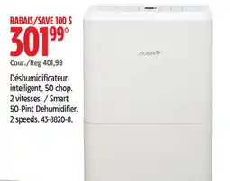 Canadian Tire Noma Smart 50-Pint Dehumidifier offer
