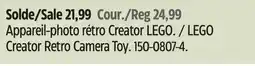 Canadian Tire LEGO Creator Retro Camera Toy offer