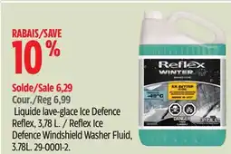 Canadian Tire Reflex Ice Defence Windshield Washer Fluid offer