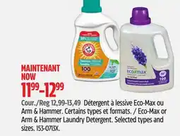 Canadian Tire Eco-Max or Arm & Hammer Laundry Detergent offer