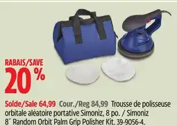 Canadian Tire Simoniz 8˝ Random Orbit Palm Grip Polisher Kit offer