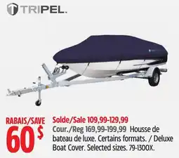 Canadian Tire Triple Deluxe Boat Cover offer