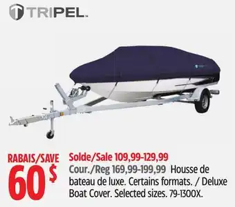 Canadian Tire Triple Deluxe Boat Cover offer