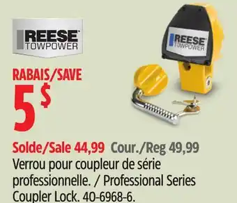 Canadian Tire Professional Series Coupler Lock offer