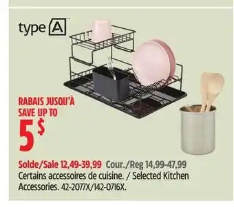 Canadian Tire Type A Selected Kitchen Accessories offer