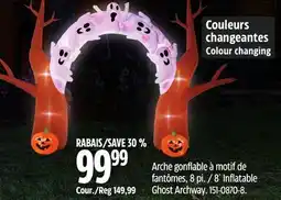 Canadian Tire For Living 8´ Inflatable Ghost Archway offer