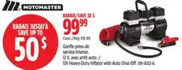 Canadian Tire Eliminator 12V Heavy-Duty Inflator with Auto Shut-Off offer