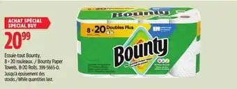 Canadian Tire Bounty Paper Towels offer