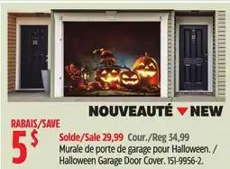 Canadian Tire Halloween Garage Door Cover offer