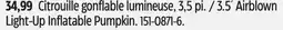 Canadian Tire 3.5´ Airblown Light-Up Inflatable Pumpkin offer