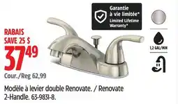 Canadian Tire Danze Renovate 2-Handle offer