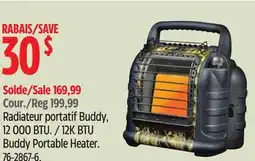 Canadian Tire Mr. Heater 12K BTU Buddy Portable Heater offer