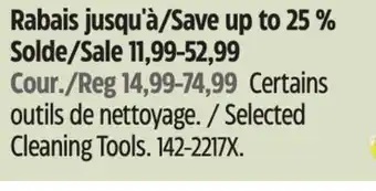 Canadian Tire Libman Selected Cleaning Tools offer
