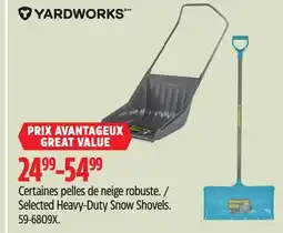 Canadian Tire Yardworks Selected Heavy-Duty Snow Shovels offer