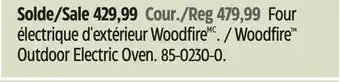 Canadian Tire Woodfire Outdoor Electric Oven offer