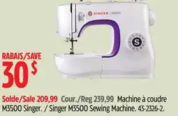 Canadian Tire Singer M3500 Sewing Machine offer