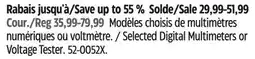 Canadian Tire Selected Digital Multimeters or Voltage Tester offer