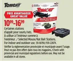 Canadian Tire Tomcat Selected Mouse/Rat Bait Stations offer
