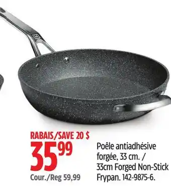 Canadian Tire 33cm Forged Non-Stick Frypan offer