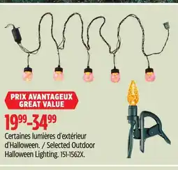 Canadian Tire Gemmy Selected Outdoor Halloween Lighting offer
