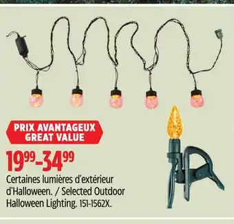 Canadian Tire Gemmy Selected Outdoor Halloween Lighting offer