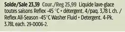 Canadian Tire Reflex All-Season -45°C Washer Fluid + Detergent offer