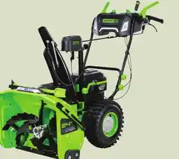 Canadian Tire Greenworks 60V 2-Stage Snowblower, 24 with 3 x 5Ah Batteries & Charger offer